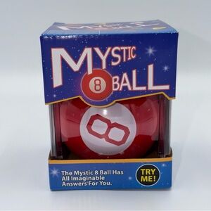 Red Mystic 8 Ball With All Imaginable Answers For You Fun express Magic NEW
